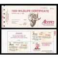 Canada Alberta Hunting Licence Revenue 1989 USE...