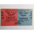 Isle of Man Railway Crosby-Lezayre Ticket #264