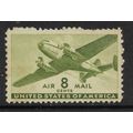 USA 1941 AIR MAIL PLANE 8c GREEN SG A902 M MINT