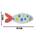 Fish Comic Pastel Iron On Patch Kids Badge Moti...