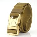 Gold Aluminum Safety Alloy Buckle Outdoor Tacti...