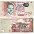 Mauritius. Banknote 500 rupees. 2001. Unc. Pape...