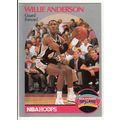1990-91 Hoops Willie Anderson basketball card #...