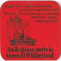 BEER MAT - GREENALL WHITLEY BREWERY - SMILE PLE...
