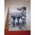 SYNDICATE MINERS AT TIMWOOD ATID, WEST SOMERSET MINERAL RAILWAY, postcard =