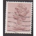 1971-96 Machin . 3.1/2p Value. Purple Brown. On...