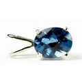 London Blue Topaz, 14KY Gold Pendant, P002