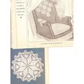 Crochet Doily Pattern Lucky Star Chair Set