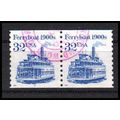 Used 2466 32c Ferryboat Very Fine CNP Left 3 PA...