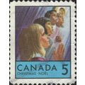CANADA, CHRISTMAS, Children at prayer, blue 196...