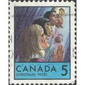 CANADA, CHRISTMAS, Children at prayer, blue 196...