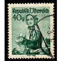 Austria 1949 National Costume 40g Used Stamp