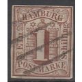 Mi: 2 used 1859 Cat € 120 Bremen
