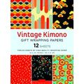 Vintage Kimono Gift Wrapping Papers - 12 Sheets
