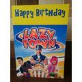 Blank Birthday Cards - Lazy Town - 0010