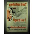 1950 Alcoa Aluminum Conductors Ad - Production ...