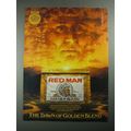 1987 Red Man Golden Blend Tobacco Ad - The Dawn...