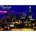 Charlotte North Carolina Skyline Fridge Magnet