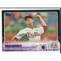COLE HAMELS 2015 Topps Toys 'R' Us Purple Borde...