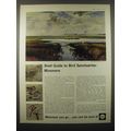 1965 Shell Oil Ad - art by Rowland Hilder - Minsmere