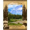 Alaska Cities Laser Engraved Wood Picture Frame...