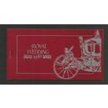 St Lucia 1986 Royal Wedding Booklet Imperf Unmo...