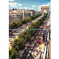 D020521 Paris. Les Champs Elysees et lArc de Tr...
