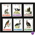 MOZAMBIQUE 1980 BIRDS SET 6 VALS U/M MINT