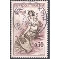 France 1960 - SG1500 - 30c olive & purple - Mad...