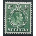 St Lucia 1938 SG128 1/2d Green Mounted Mint..