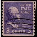 USA 1938 Personalities Jefferson 3c Used Stamp.