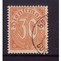 GERMANY 1920 OFFICIAL 30pf ORANGE / ROSE SG O 1...