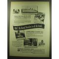 1949 American President Lines Ad - Now! The newest vacation in all the world