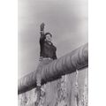 German Hooligan Fist In Air Triumphant On Berli...