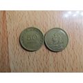 Greece 1976 50 Lepta Coin