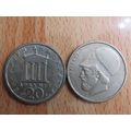Greece 1984 20 Drachma Coin
