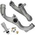Upgraded Aluminum Coolant Outlet Pipes Kit Comp...