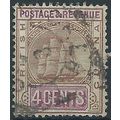 British Guiana 1907 SG254 4c Brown & Purple Goo...