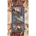 CENTRAL AFRICA 2015 SHEET MNH MICHELANGELO ART ...