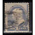 Used 212 1c Benjamin Franklin Just Clears RA0509