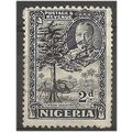 Nigeria 1936 SG37 2d Black Mounted Mint .. ..