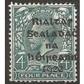 Ireland 1922 SG6 4d Grey-Green Mounted Mint .