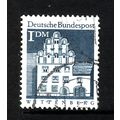 GERMANY 1966 1 DM BLUE BUILDINGS SG 1378 FINE U...