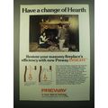 1980 Preway Insight masonry fireplace Ad - Have...