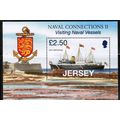 2008 JERSEY - Ship HMV Brittania souvenir sheet...