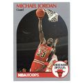 1990/1991 Hoops Michael Jordan Card # 65