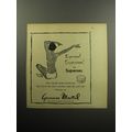 1957 Germaine Monteil Supersec Deodorant Ad - Supermen! Superwomen!