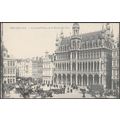 Le Grand'Place et la Maison du Roi, Bruxelles, ...