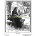 Shy Poverty, 1886, MODERN REPRODUCTION