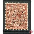 GB stamps 1934-36 KGV 1&1/2d red brown SG362 pe...